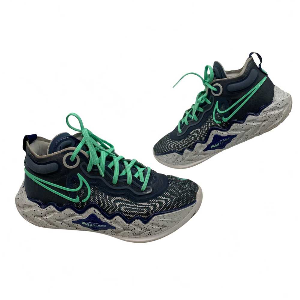 Nike Gray Blue Air Zoom GT Sneakers | Mens 7